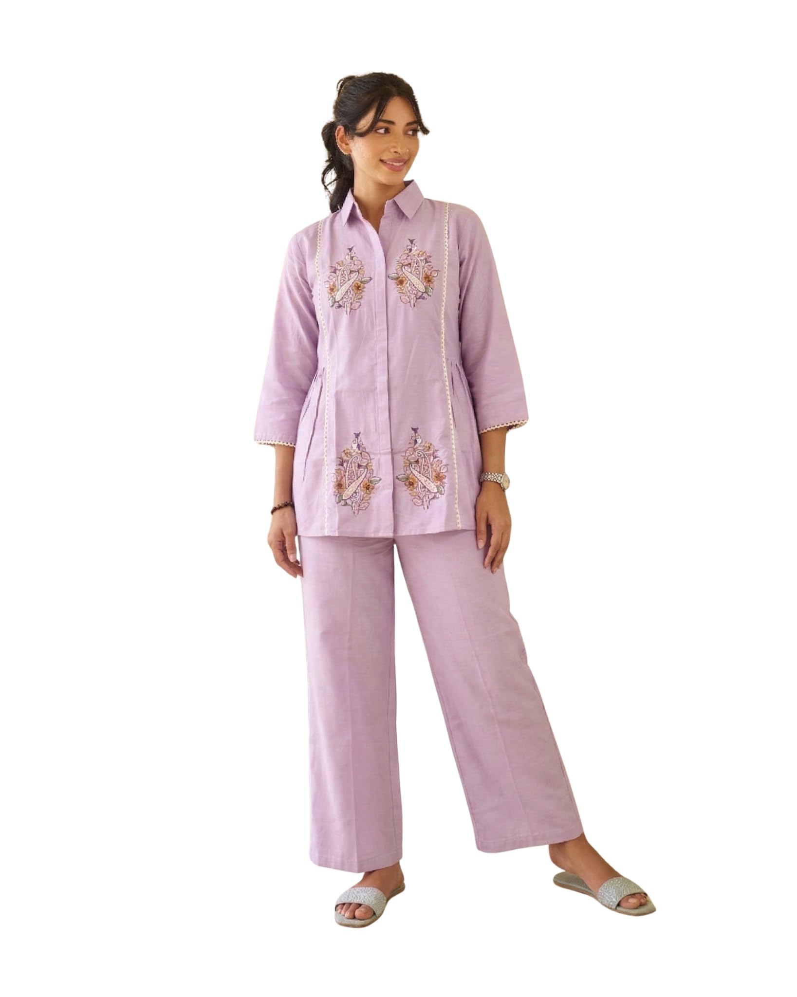 Kurta Sets for Woman with Embroidery Work || Co ord Set for Women Stylish (5246)-image-30