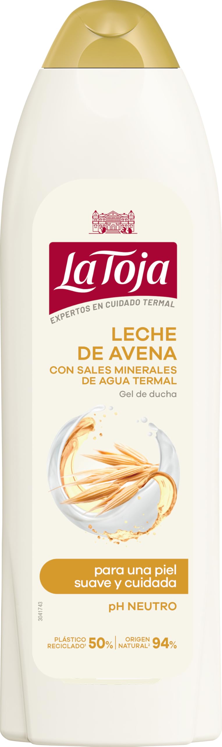 La Toja Gel de Ducha Leche de Avena 600 ml