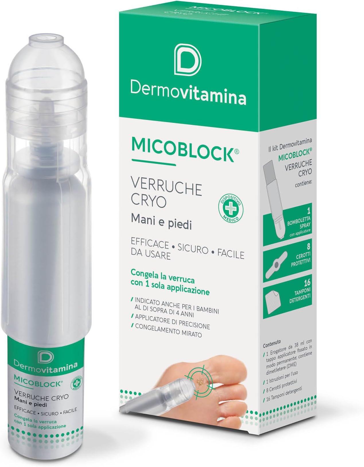 DermovitaminaCryo Warts Treatment Warts And papules 38ml