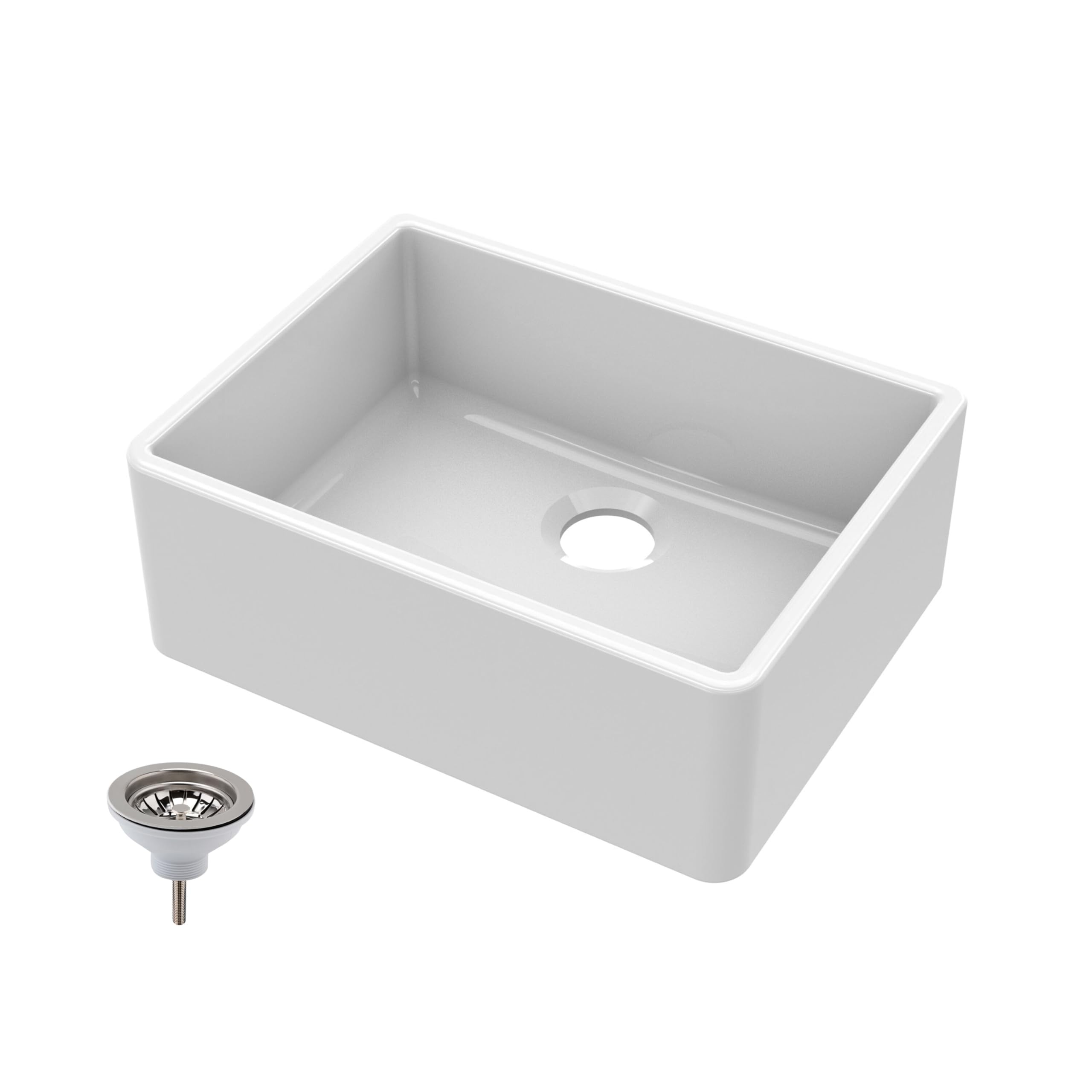 Balterley Fireclay Butler Sink - White - 595x450x220mm