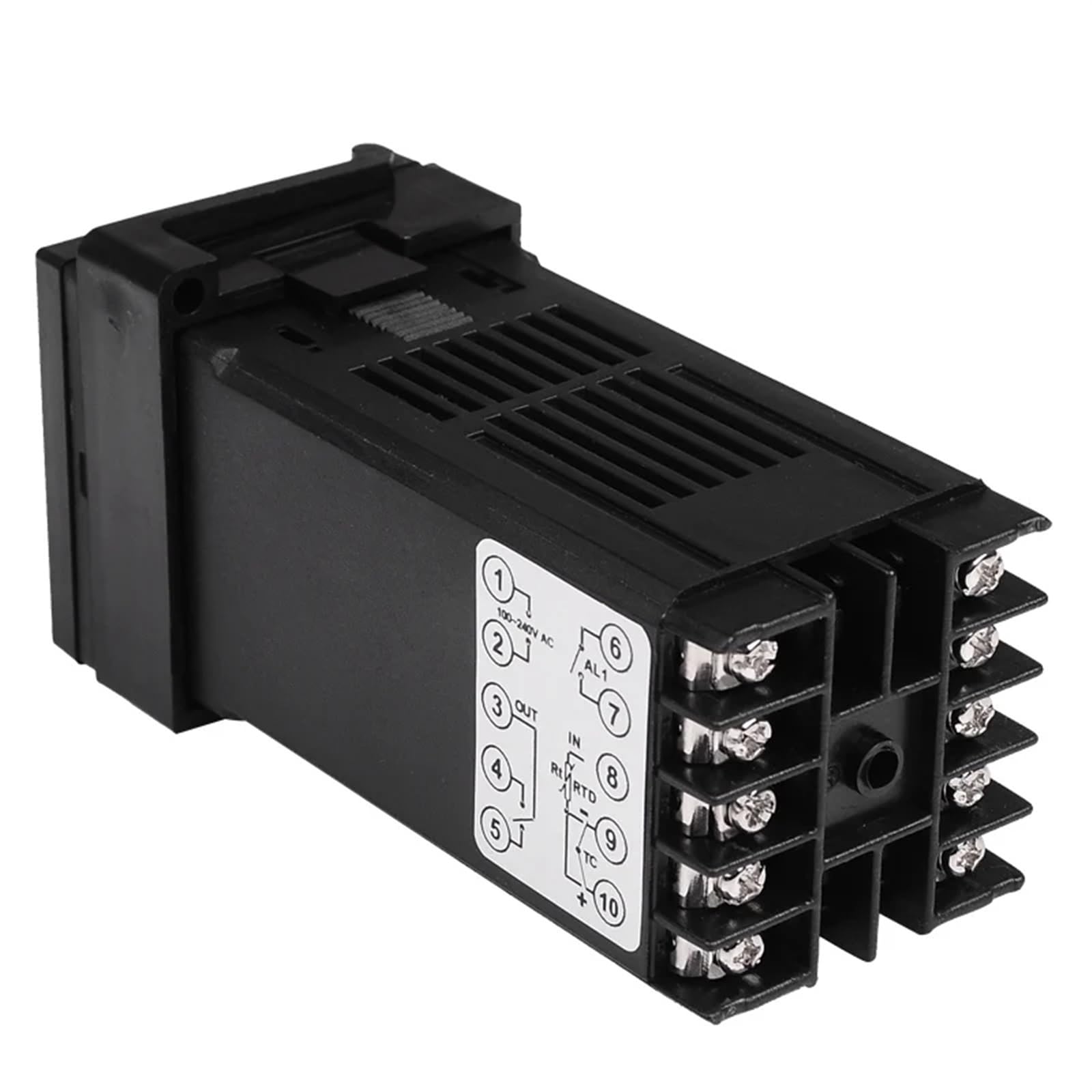 Podwójny cyfrowy regulator temperatury RKC PID REX-C100 z czujnikiem termoparą K, wyjście przekaźnikowe