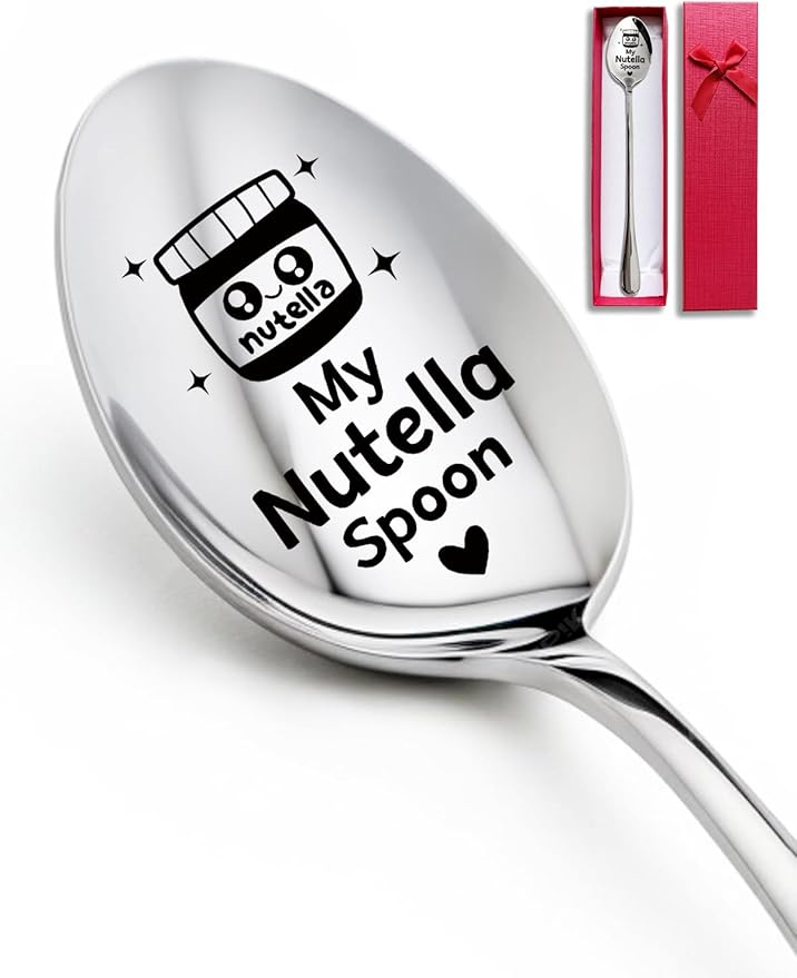 Advivio Funny Nutella Stainless Steel Spoon, My Nutella Spoon for