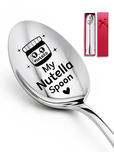 Funny Nutella Stainless Steel Spoon, My Nutella Spoon for Desserts