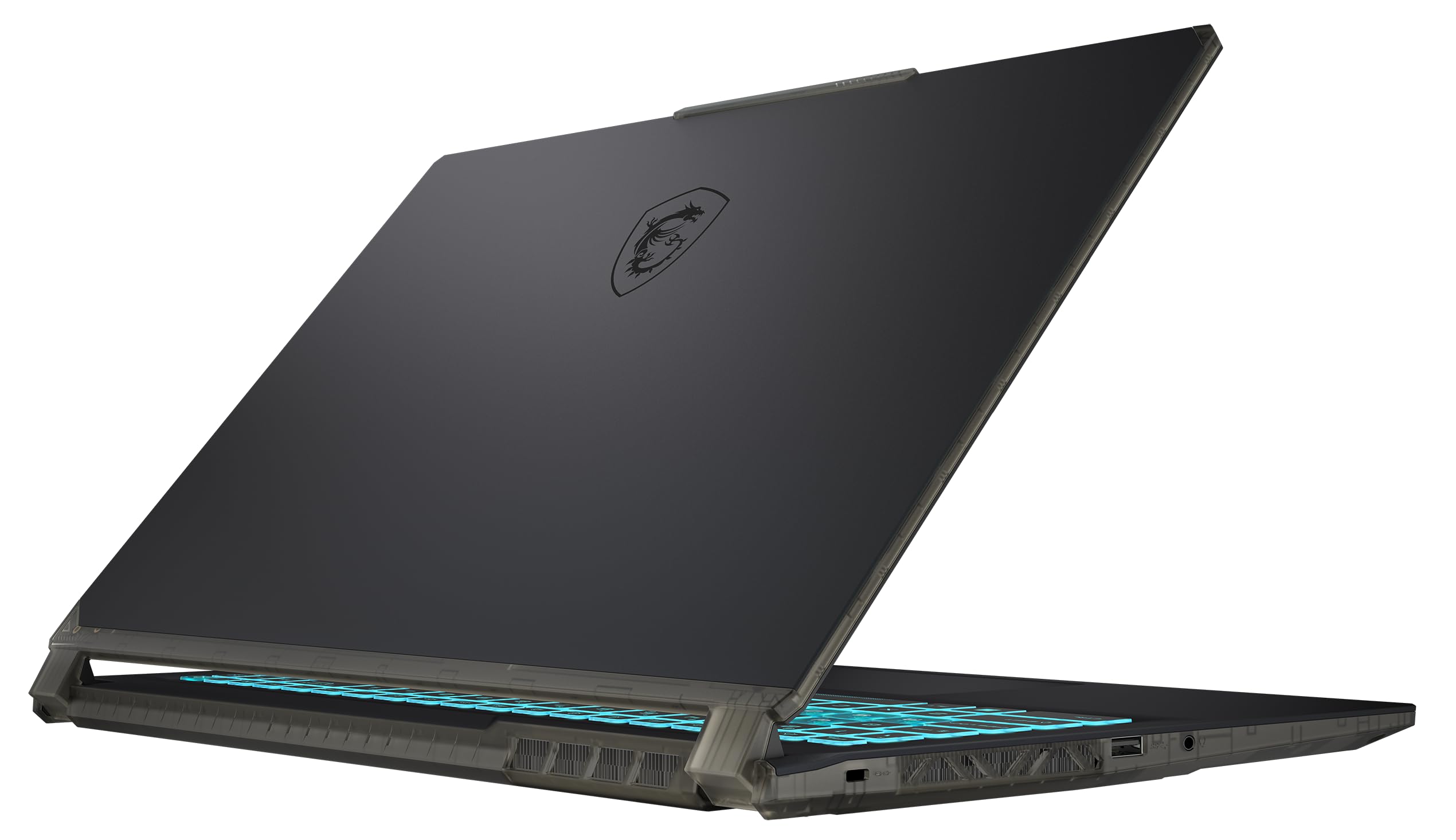 MSI Cyborg 15 A13VE-863 Laptop gamingowy 15,6″ Full HD 144 Hz, Intel Core i5-13420H, NVIDIA GeForce RTX 4050, 16 GB DDR5, 512 GB SSD, Windows 11 Home, klawiatura QWERTZ, czarny/przezroczysty