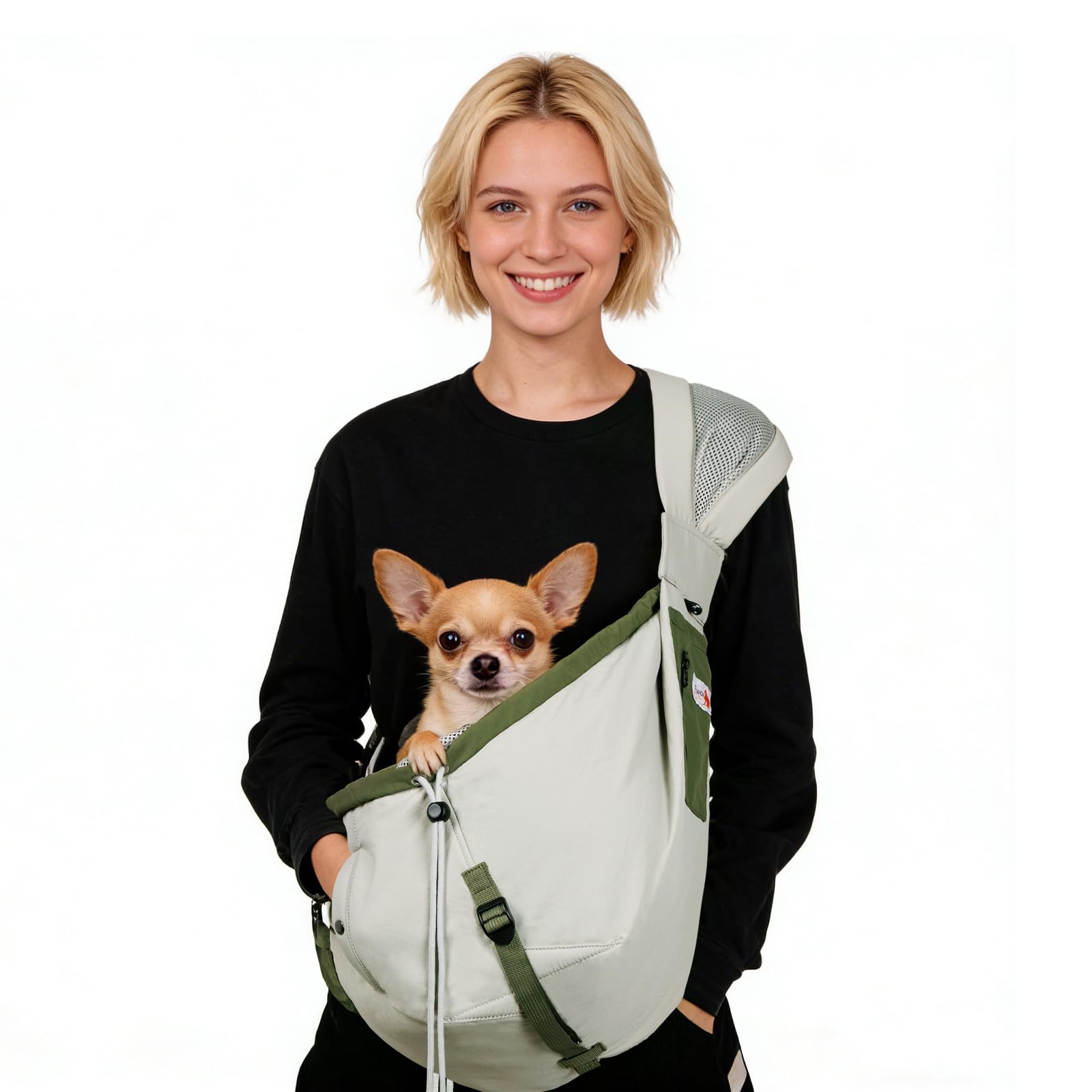 Photo 1 of SENIOR BUDDAY Dog Carrier Sling - Army-Green