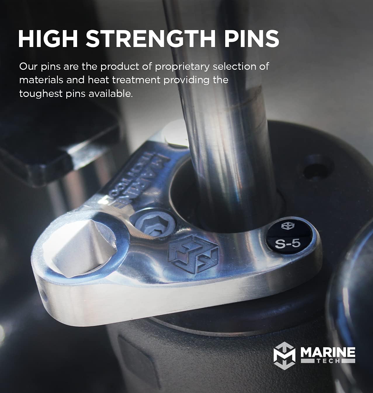 Marine Tech Tools S-5 Replacement Pins AMT0033, 6 Pack, Hardened Steel | Small Pin Wrench Replacement Pins for Mercury Optimax, Fits AMT0021, 31mm Pin Spanner Wrench, Outboard Tool Pins