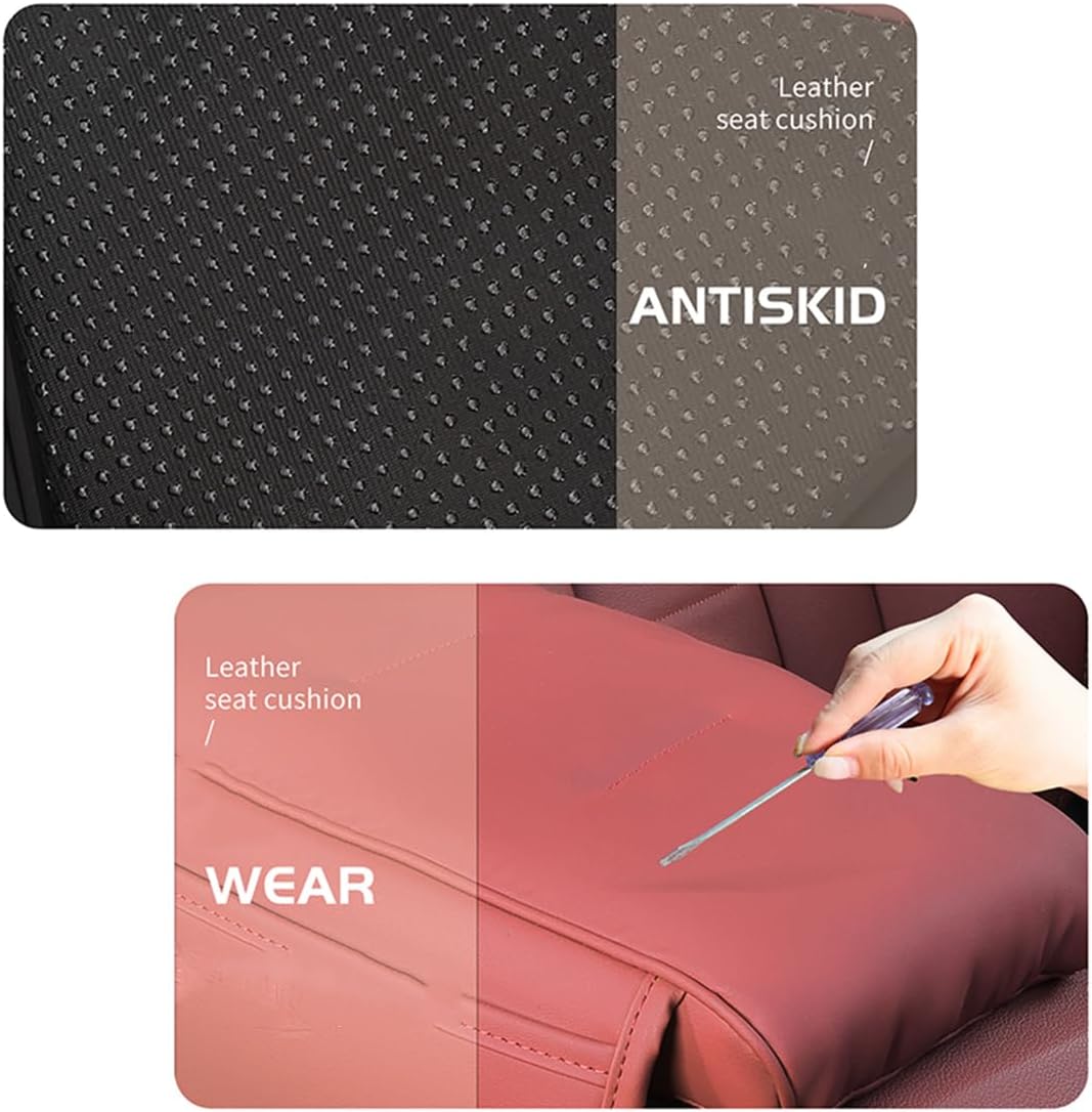 Car Armrest Box Booster Pad for Mercedes Benz/AMG SLK SLC R170 R171 R172 SLK 55 32 / SLK 350 280 250 200, Memory Foam Car Arm Rest Padded Cover Car Interior Accessories,Orange