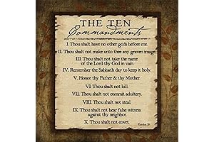 Posterazzi The Ten Commandments Poster Print: Elevate Your Home Decor