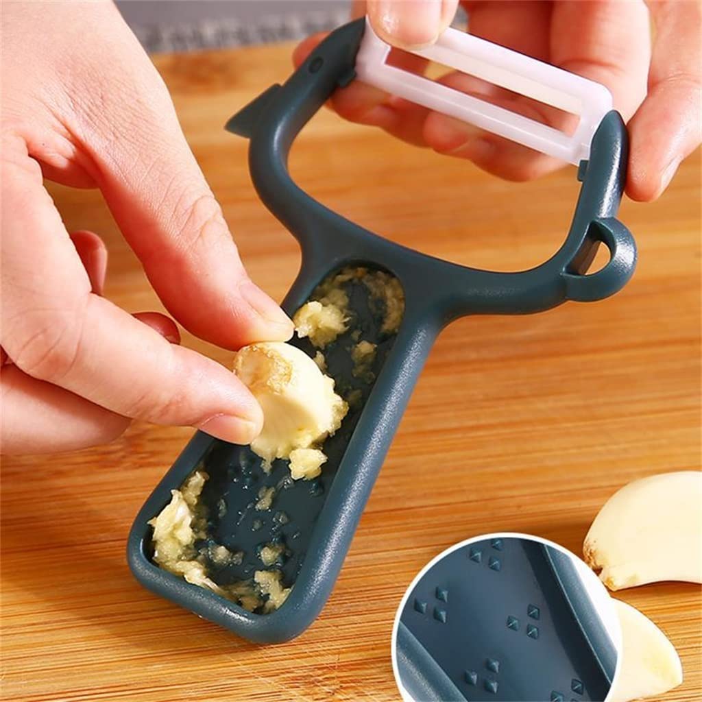 JFDBGU Manual peeler kitchen multifunctional vegetable cutter household gadget accessories(White)