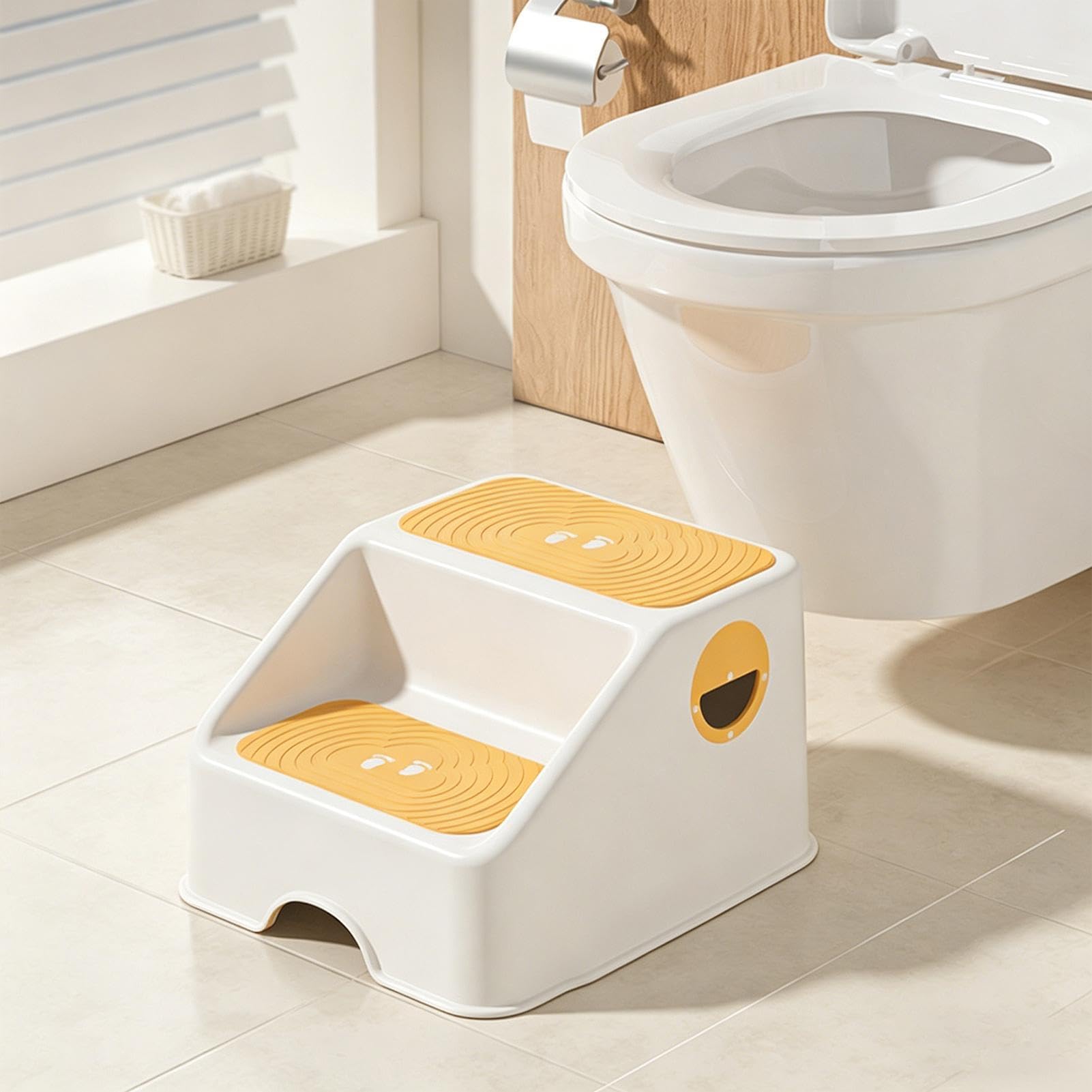 Kids Step Stool Krzesełko do Nauki Korzystania z Nocnika | Krzesło Nocnikowe Dla chłopców i dziewczynek, przedszkolaków, w domu, mieszkaniu, łazience, kuchni, pokoju zabaw,