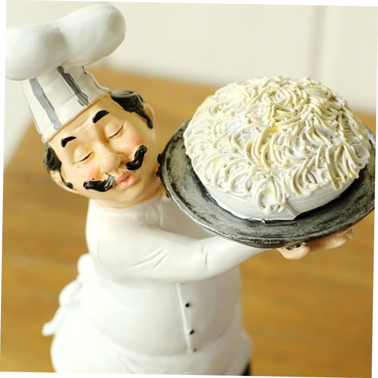 Decorazione per la casa, da cucina, per chef, ornamento da panetteria, decorazione natalizia 3D, decorazione per la casa, statuette in resina, per alberghi, decorazioni per la tavola,