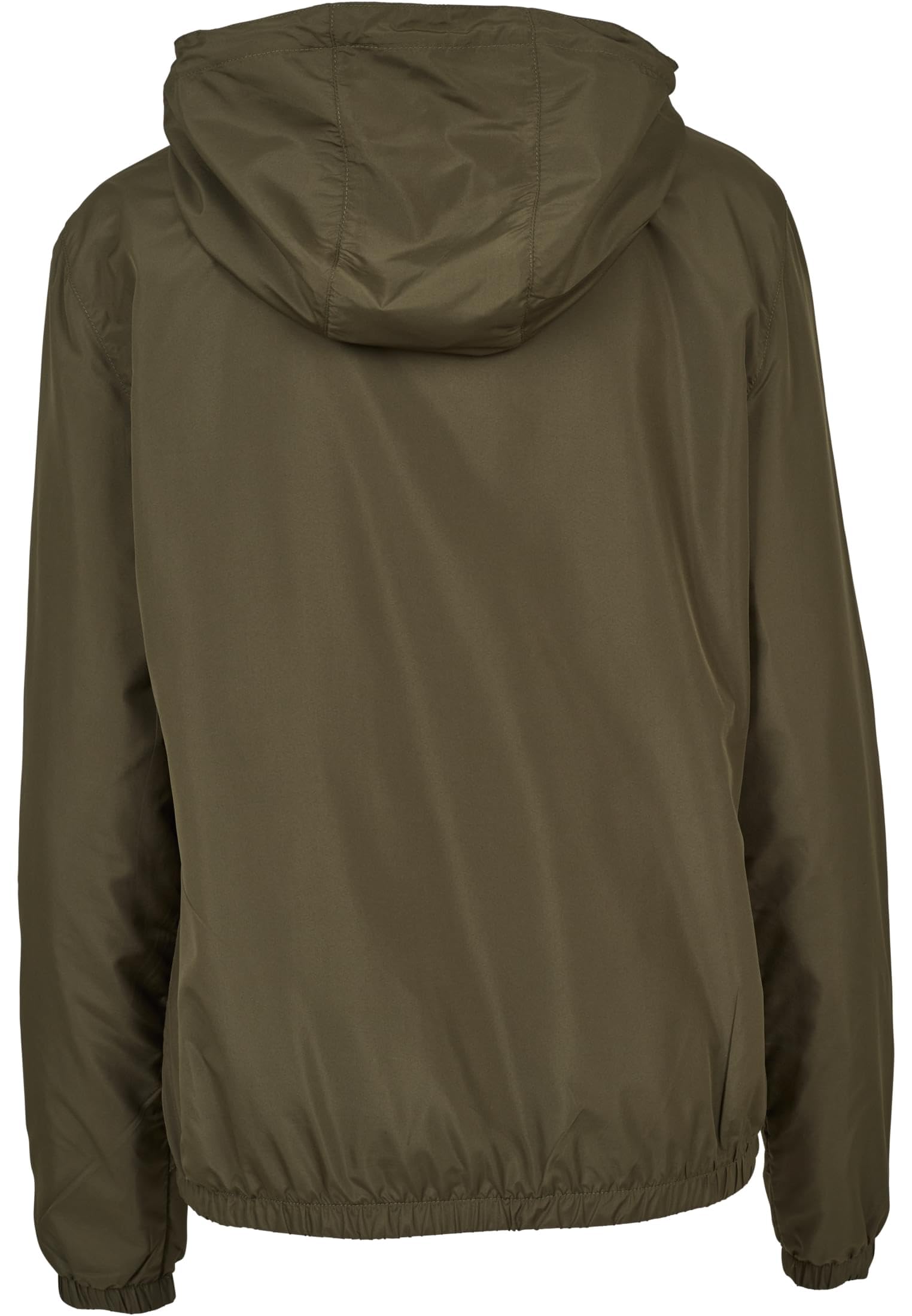 Urban Classics Damska wiatrówka z kapturem dla kobiet, damska kurtka Basic Pull Over Jacket dost?pna w ponad 10 wariantach kolorystycznych, rozmiary XS - 5XL, ciemnooliwkowy, M