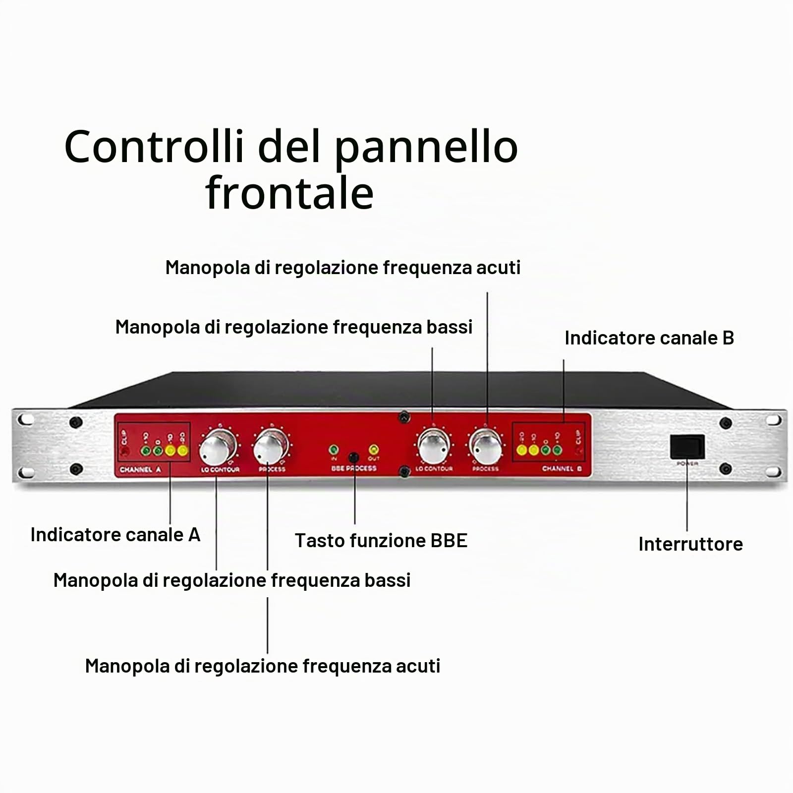 Processore Audio Professionale, Processore Vocale, Mixer Audio, Attrezzatura per Produzione Musicale, Sound Exciter, per Karaoke, Palco E Performance.
