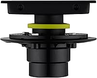 Vista 2 de Drenaje de ducha de diseño cuadrado de 6 pulgadas con brida de base de drenaje de ducha ajustable, drenaje de piso de acero inoxidable SUS 304