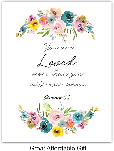 Miniatura 6 de Inspirational Quotes Wall Decor - Bible Verse Wall Art - Religious Scripture Decor - Christian Art - Unique Gift for Women - Blessed Decoration -