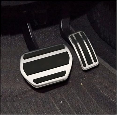 Miniatura 4 de NinWelly jfqm - Almohadillas de pedales de coche de acero inoxidable para Peugeot 207 301 307 208 2008 308 408 apto para Citroen C3 C4 apto para
