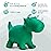 EVERICH TOY Kids Dinosaur Bouncy Animal Toys, Inflatable Triceratops Bouncer, Ride on Bounce Hopper, Indoor Outdoor Activity Birthday Gift for 18 Months 2 3 4 Years Old Boys