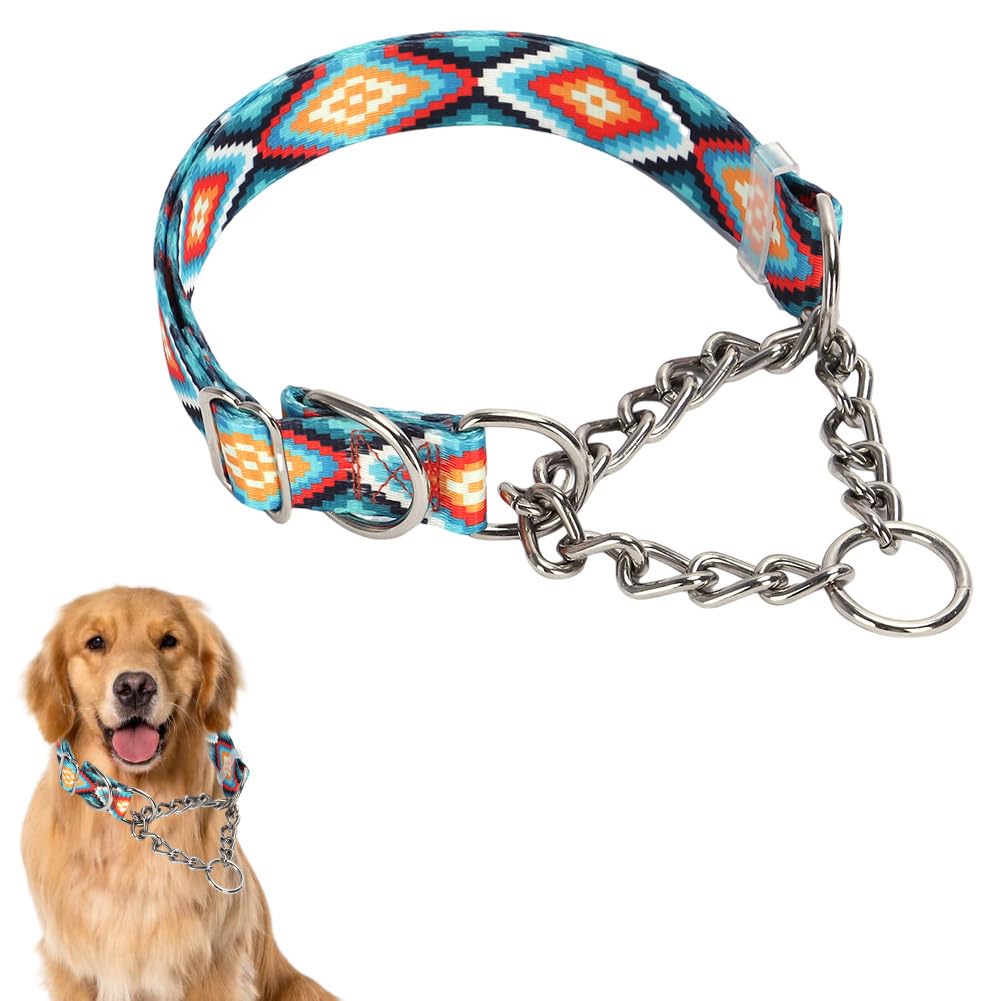 Collier anti-traction et antidérapant avec chaîne très résistant