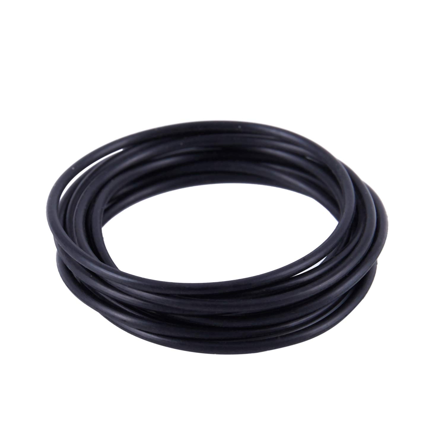 Pomoflexi 10Pcs Black Rubber Oil Filter Gasket O-Ring Gasket 38mm x 35mm x 1.5mm