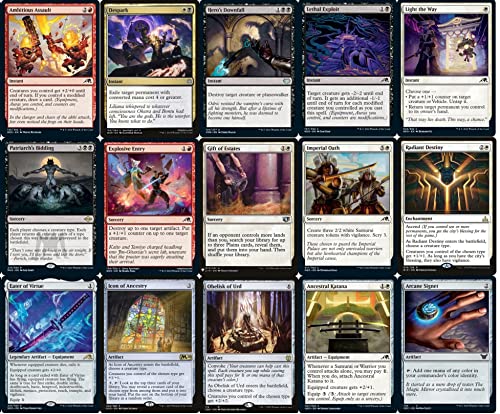 Elite Commander Mardu Samurai Deck - Red White Black - Isshin - EDH - 100 Card - Custom Magic The Gathering Deck - Very Strong!