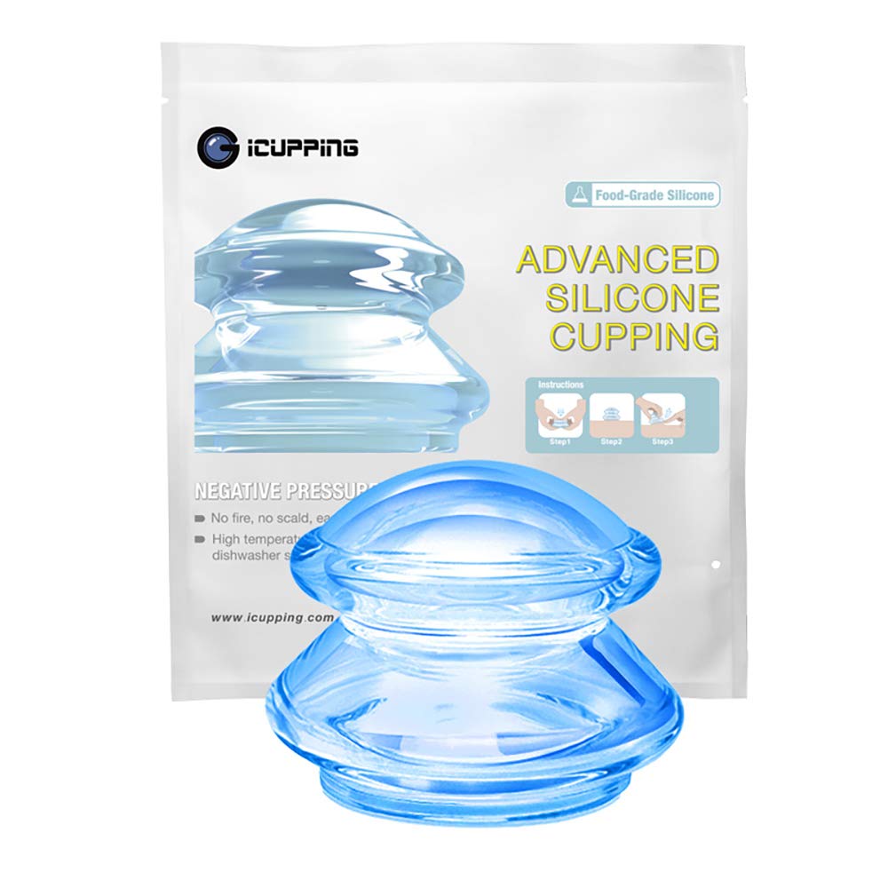 Silicone Cupping Set Vacuum Suction Cupping Therapy Sets for Body Massage, Deep Tissue Myofascial Release, Pain Relief, Muscle Relaxation & More (XL (1 pcs))