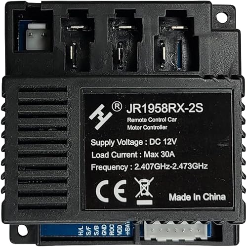 JR1958RX-2S Caja de Control Receptor Match 2.4G Bluetooth Control Remoto, Mainboard Motherboad Accesorios Niños Powered Wheel Circuit Board Niños