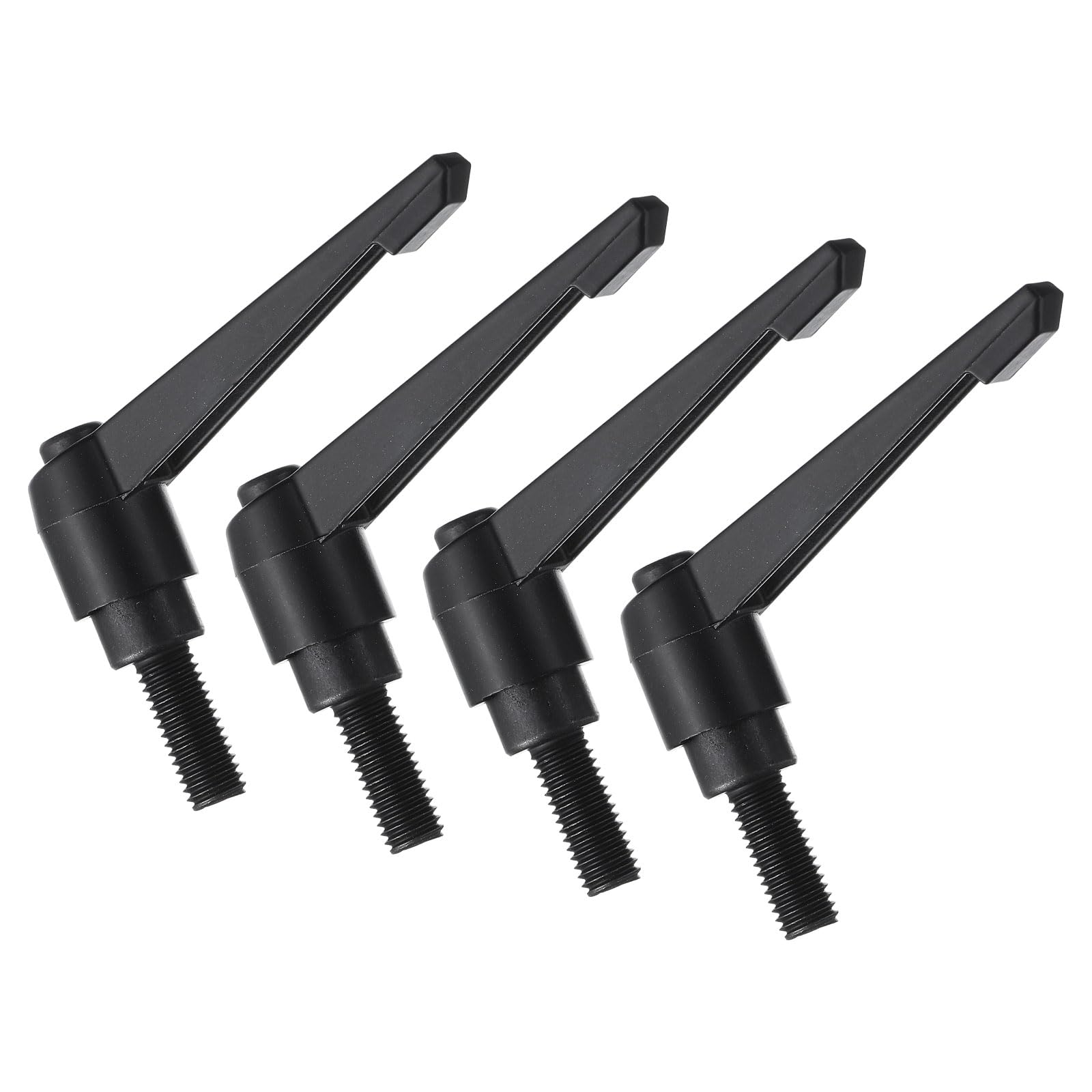 Manopole per leva di serraggio M10 x 25 mm acciaio al carbonio nero QUARKZMAN