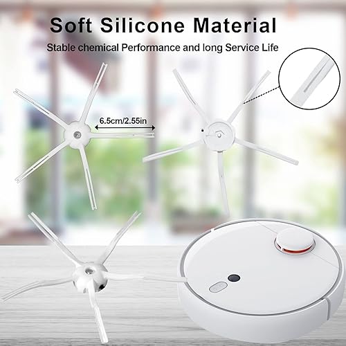 Miniatura 4 de Cepillo de rodillo principal Filtro Hepa Cepillo lateral Trapeador Repalcement para Xiaomi Roborock S7 T7 T7Plus T7S Plus Aspiradora, 1 cepillo de