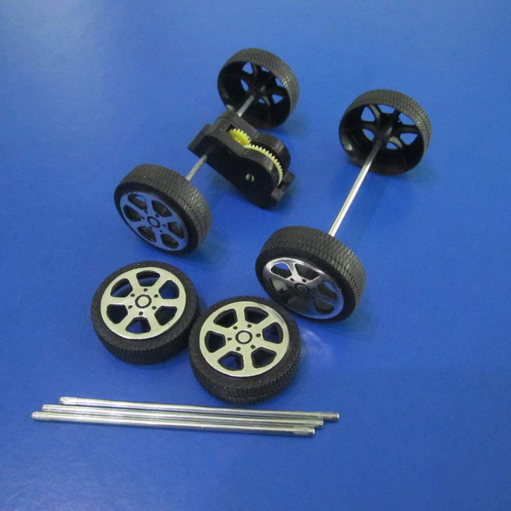 Pneus En Caoutchouc Pour Voiture RC, Roues En Caoutchouc, Haute Usure Amorti Puissant Pneus De Route Rc 1 10 Pour Tamiya Blanc 95090674