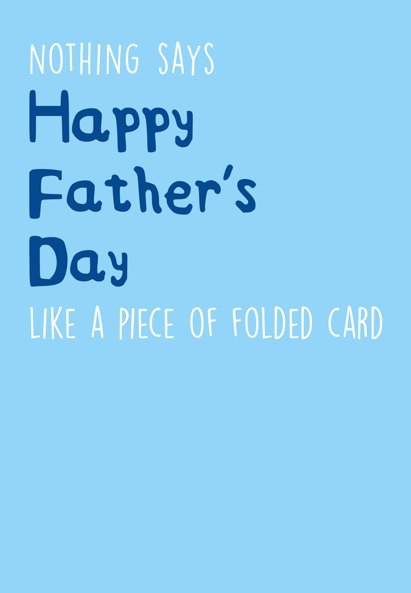 Emotional Rescue Funny Father's Day Card, Dad Humorous Fathers Day Card, Multi-Coloured