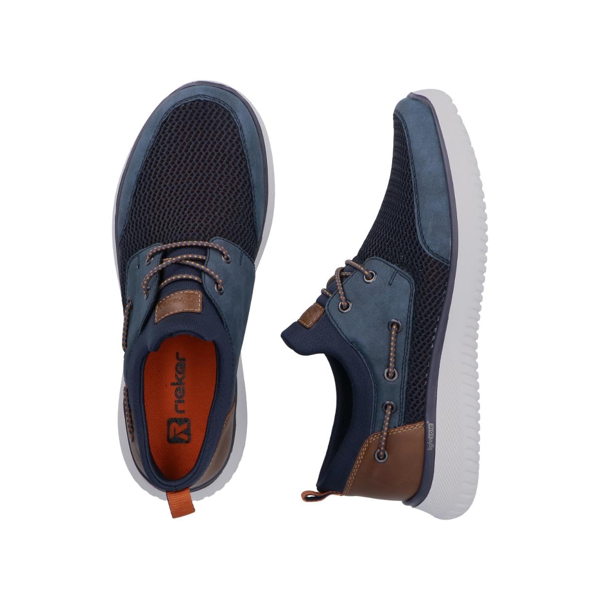 Rieker Slipper Weite G + blau