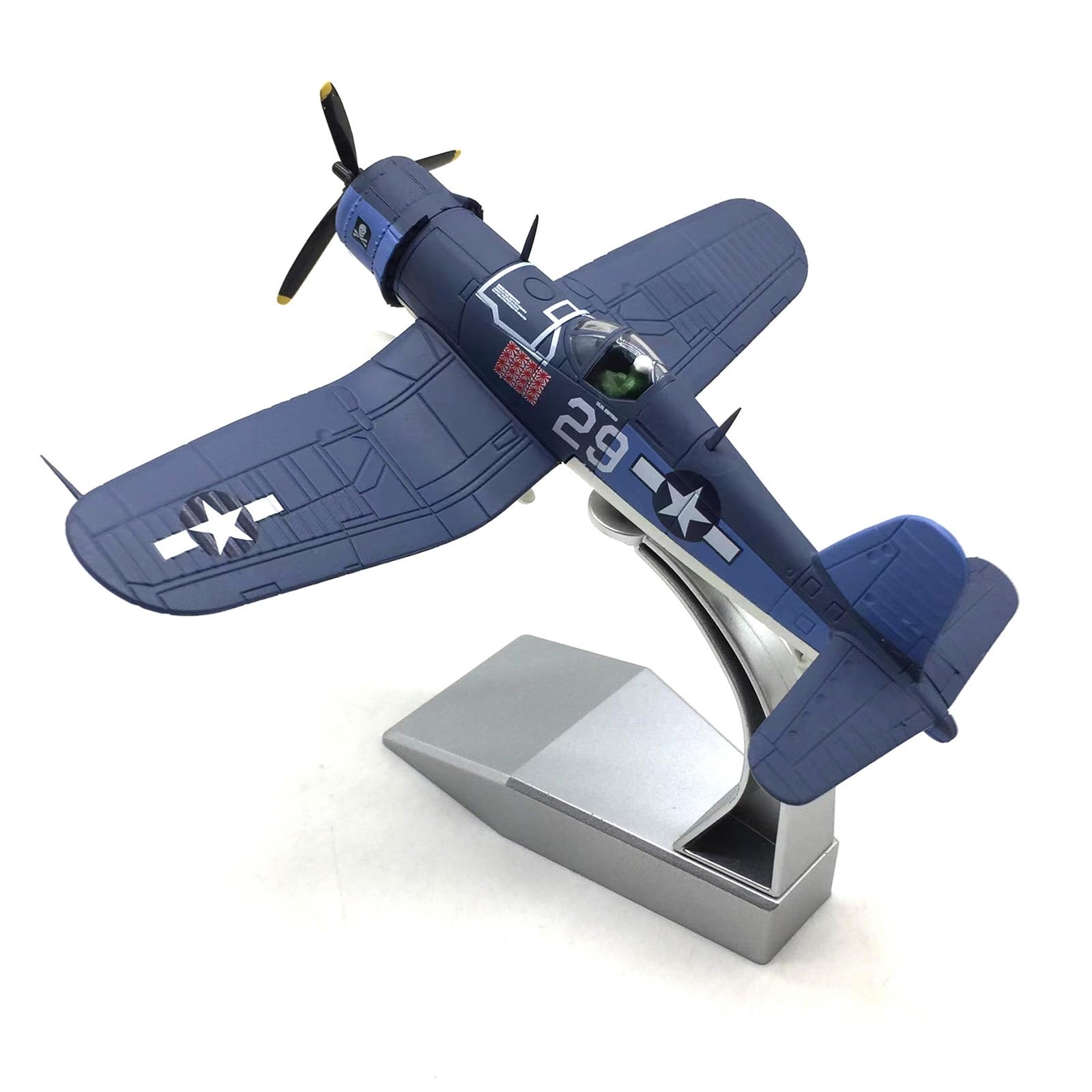 5.9” 1/72 Scale US F-4U Fighter Model Airplane Aircraft Model Jet Collectibles Diecast Plane Model for Collection Gift Ornament