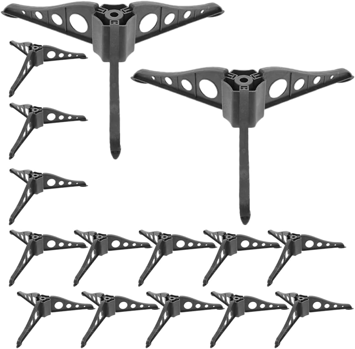 15pcs Christmas Tree Base Stand for Artificial Trees Bracket Elegant Design Stable Support for Holiday Decor and Christmas Parties
