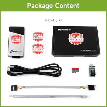Waveshare PICkit 5 In-Circuit Debugger and Programmer, Type-C Port, Supports MPLAB, Card Programmer