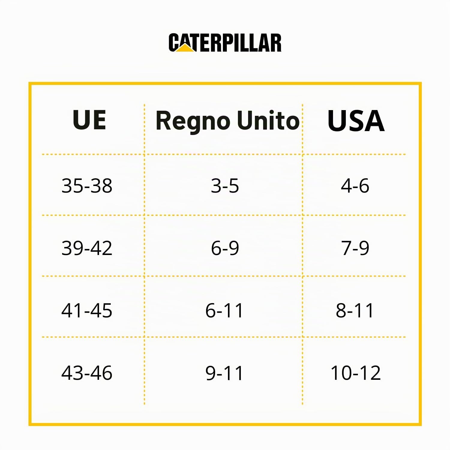 Caterpillar 12 Paia Calze Sneaker Lavoro - Punta Tallone Rinforzati - Supporto Arco Plantare - Cotone