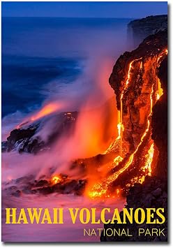 FRIDGE MAGNET Big Island Hawaii Volcanoes National Park Fridge Magnet Size 2.5 inch x 3.5 inch