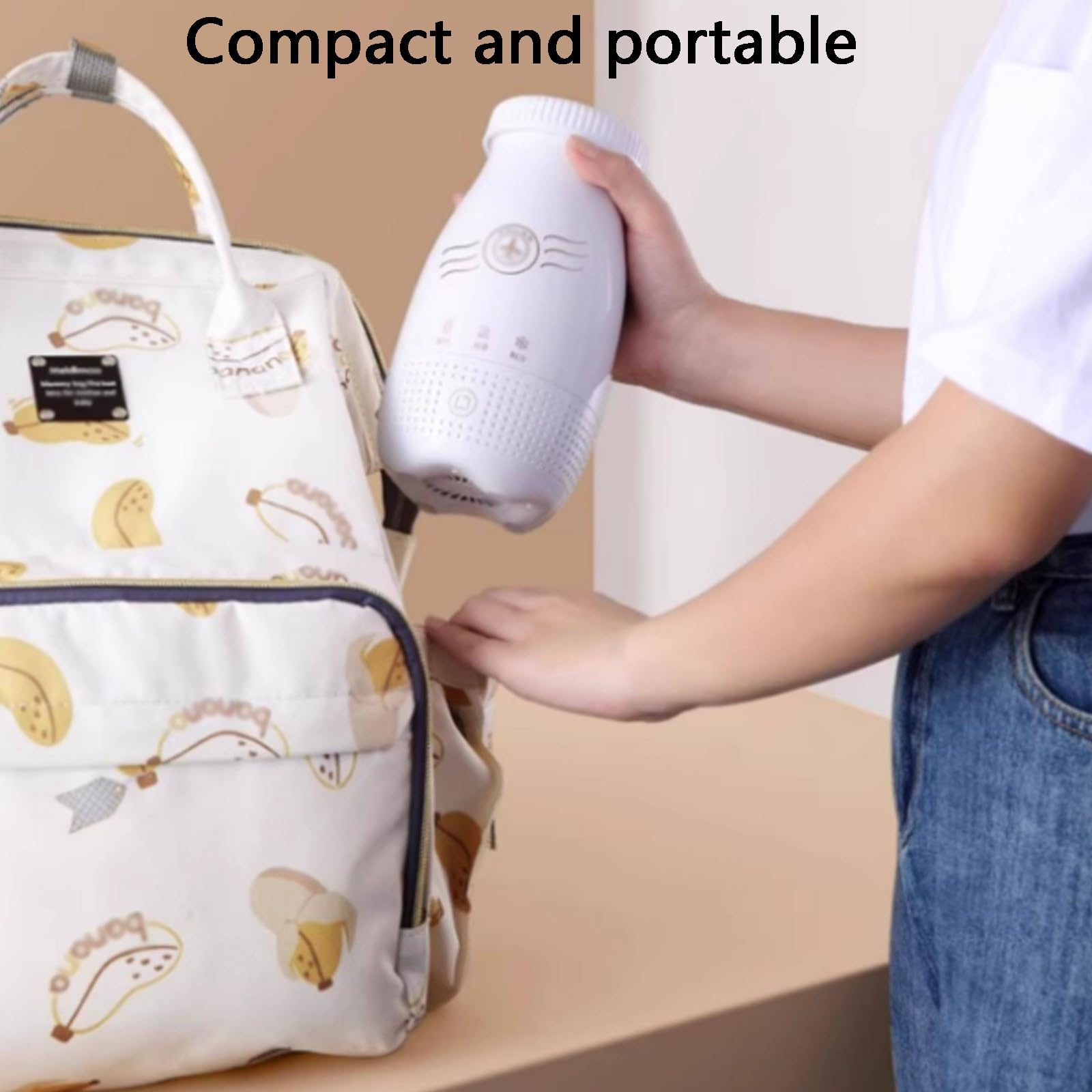Yaourtière, Machine À Yaourt Portable, Capacité de 250 Ml, Contrôle Intelligent de La Température, Facile À Nettoyer, Idéale pour La Maison, Le Bureau ou Les Activités en Extérieur