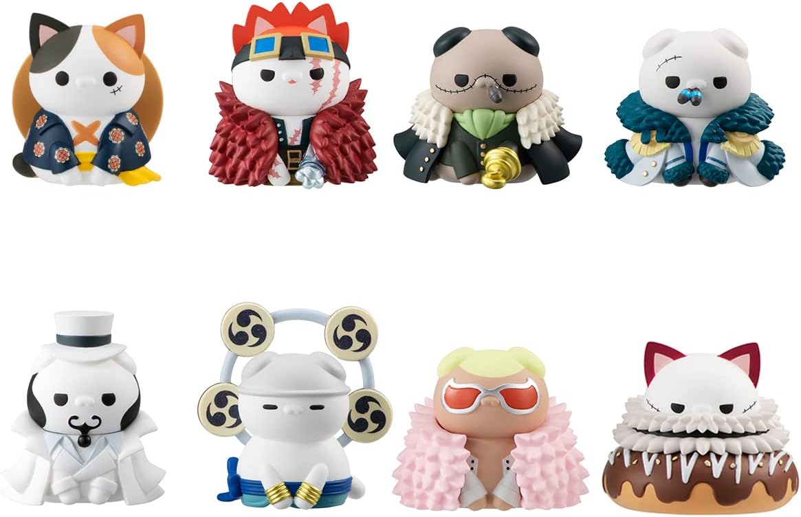 One Piece - Nyan Piece Nyan! Version Luffy with Rivals with Gift, Megahouse Mega Cat Project