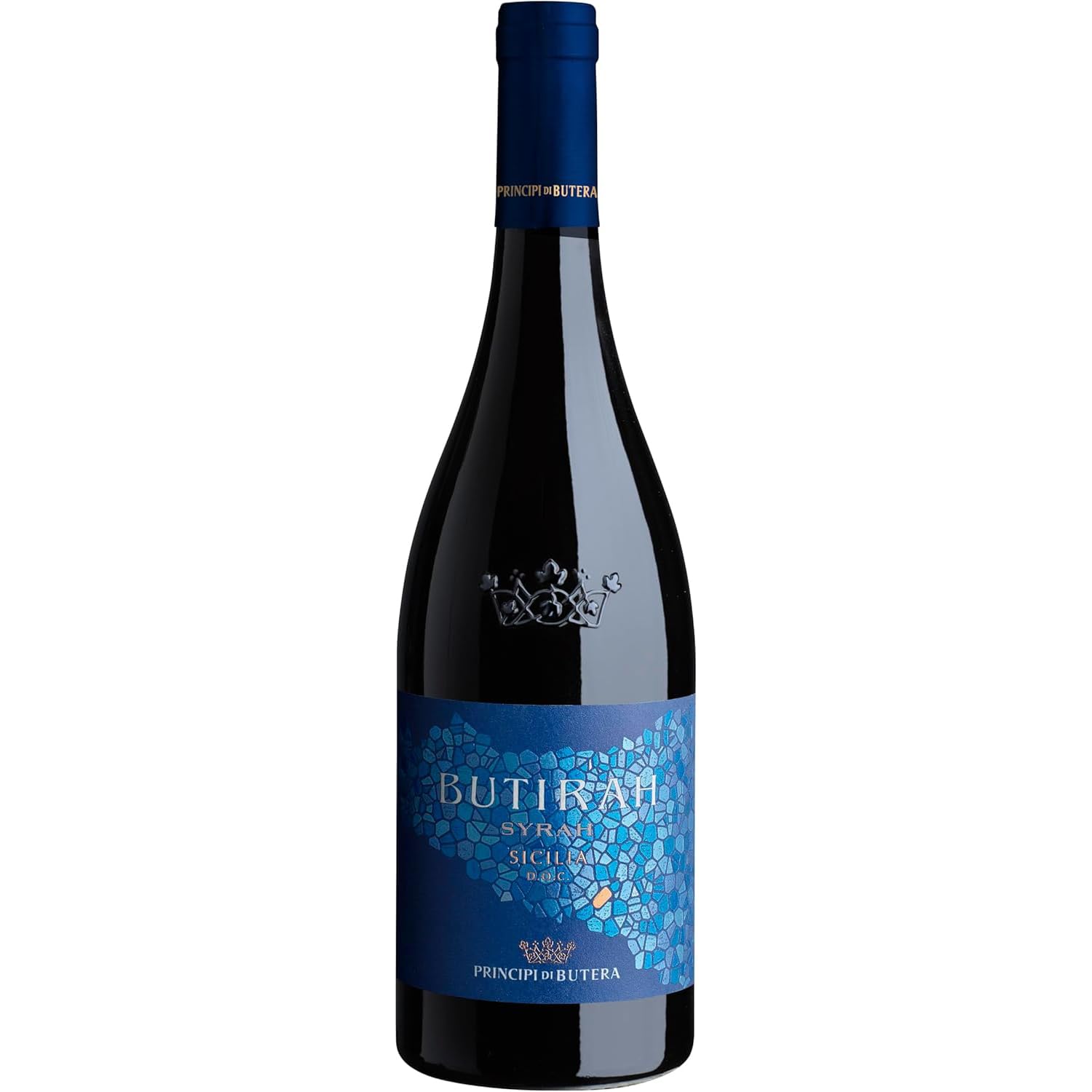 Principi di Butera Butirah Syrah Sicilia DOC - 2019 Vintage - Italian Still Red Wine from Sicily, Italy - 100% Sicilian Syrah (Shiraz) grapes - 75cl / 750ml, 14% ABV