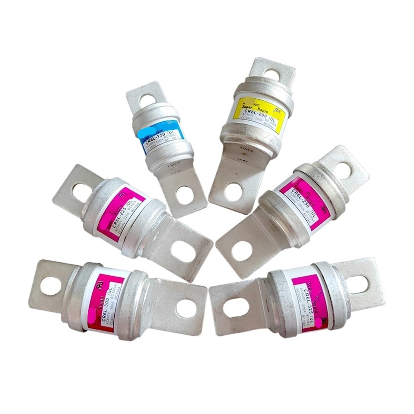 NYRXRYTCA 1PCS Fast-Blow Fuse CR6L-150/UL-150SUL 600V 150A BC 100KA(CR6L 150UL with indication)