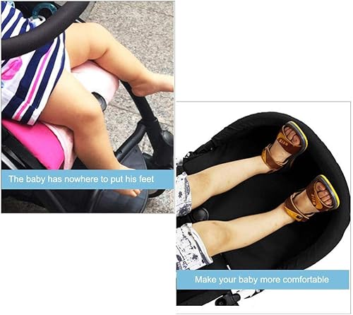 Vista 3 de Youngy Reposapiés de cochecito, 12.6 in Accesorios para cochecito de bebé Estribo Carro Reposapiés Pie Extensión Reposapiés Reposapiés Extensión