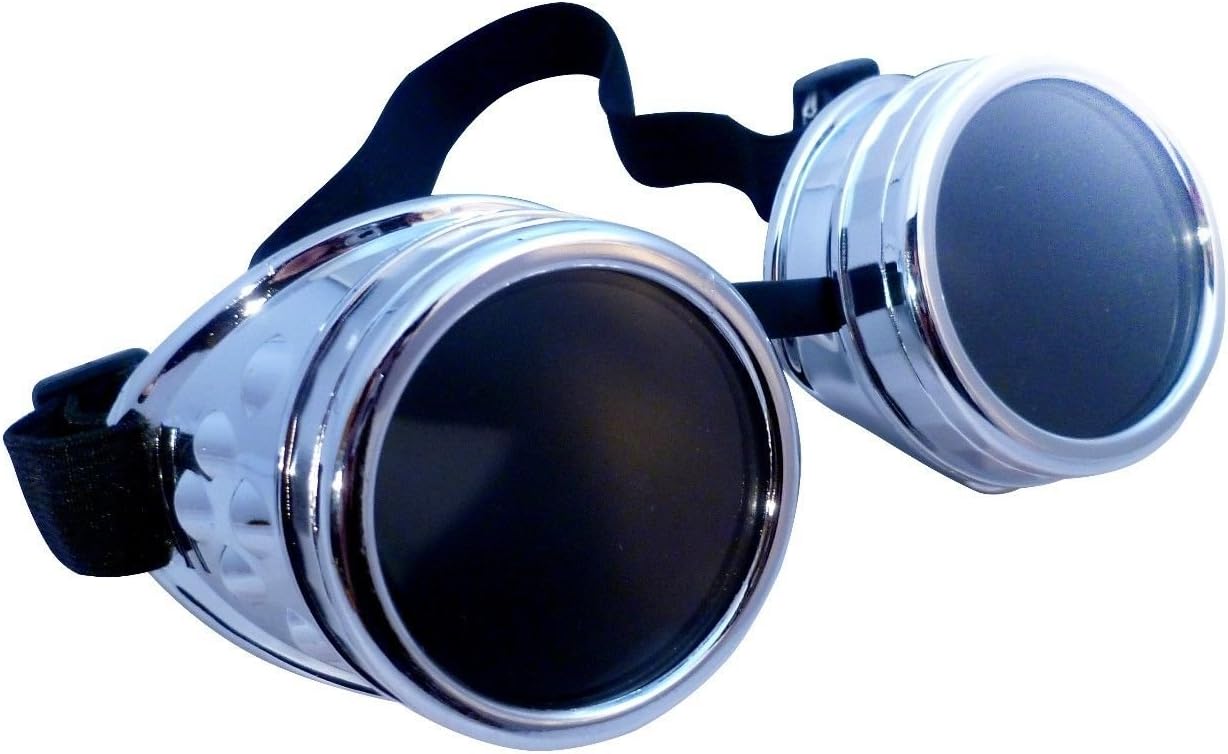 Cyber Goggles Steampunk Welding Goth Cosplay Vintage Goggles Rustic