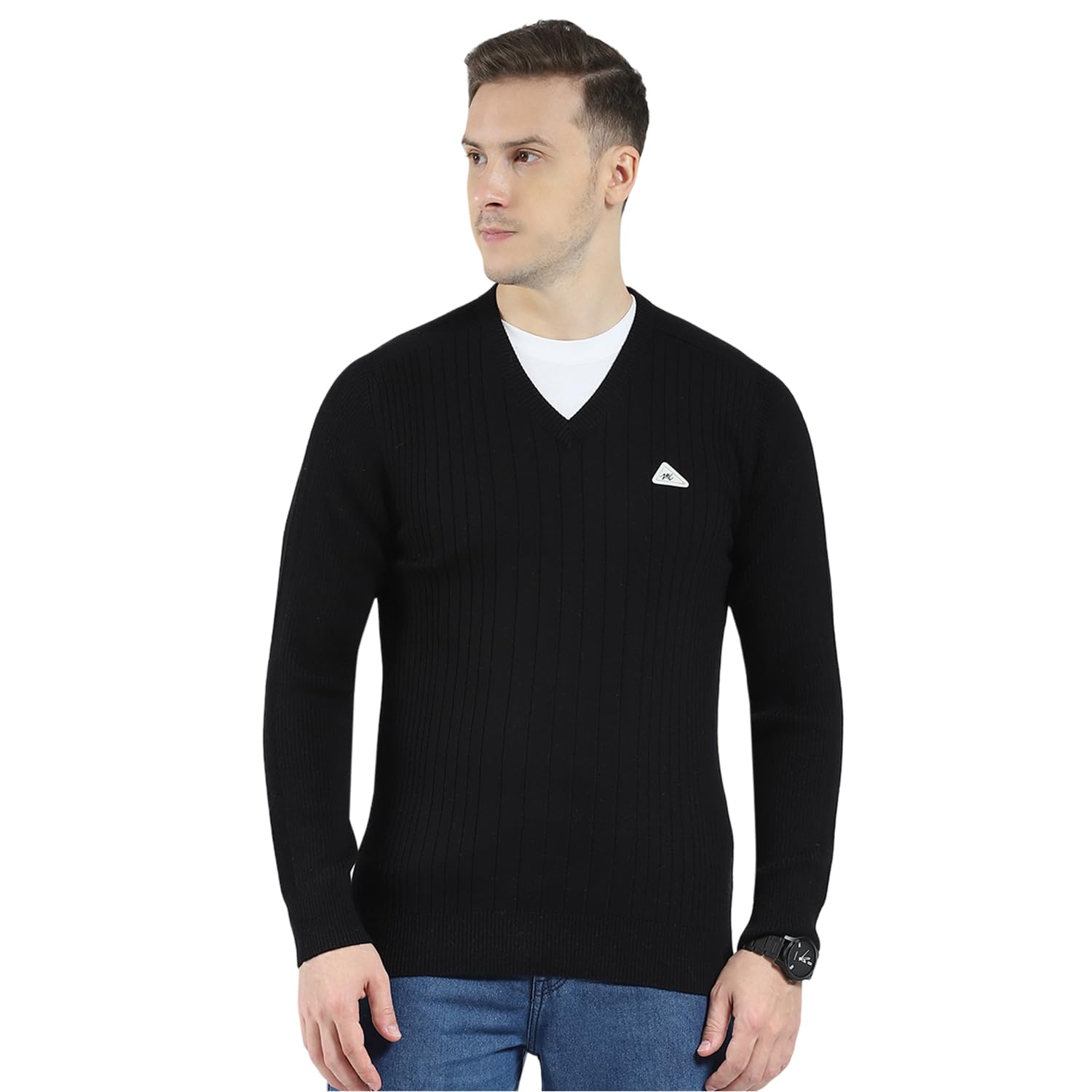 Men Wool Casual Pullover Sweater