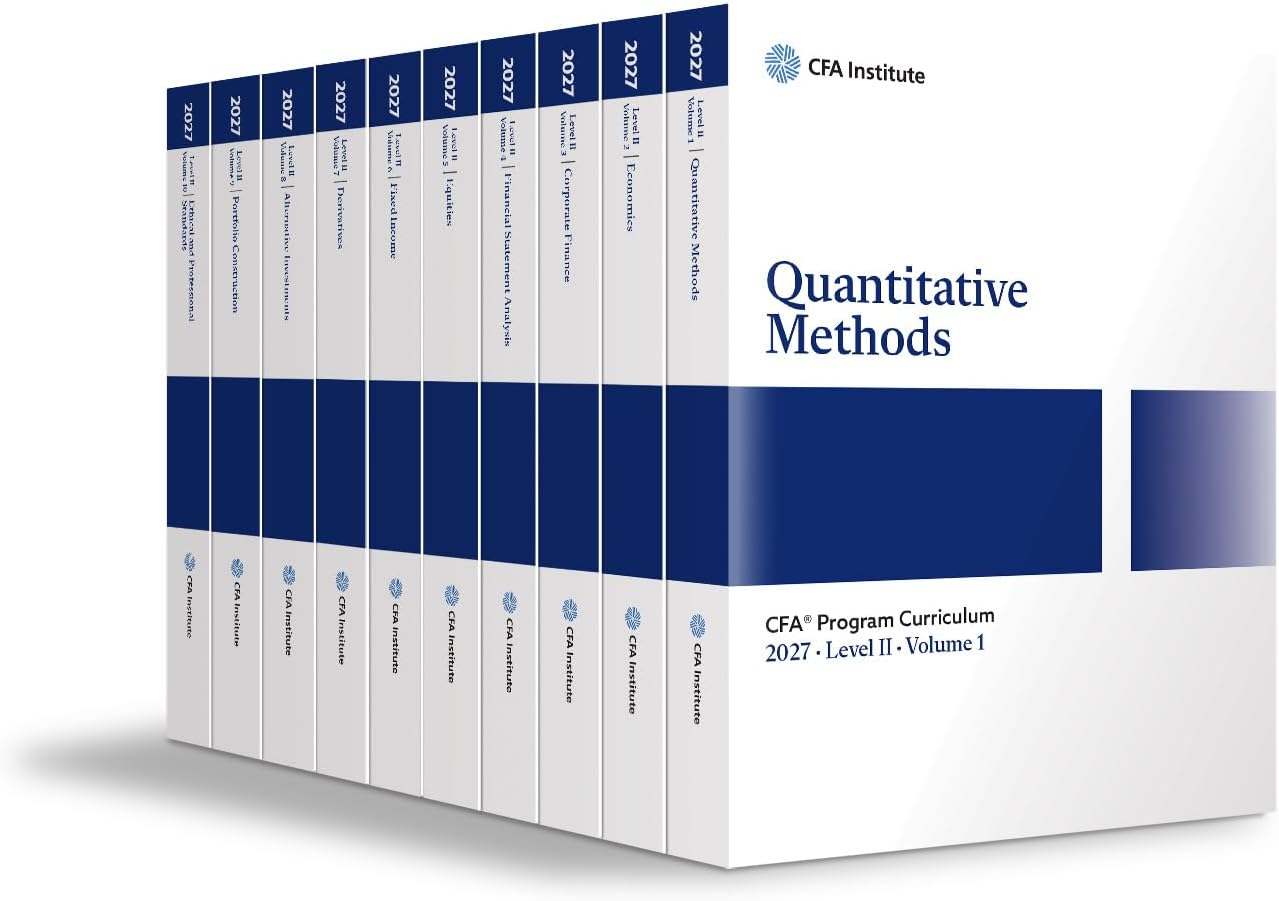 2027 CFA® Program Curriculum, Level II Box Set