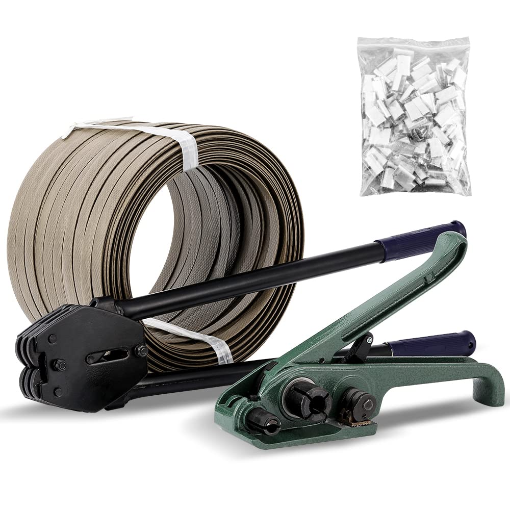 Flyrivergo Banding Strapping Kit, 450Lbs Pallet Packaging