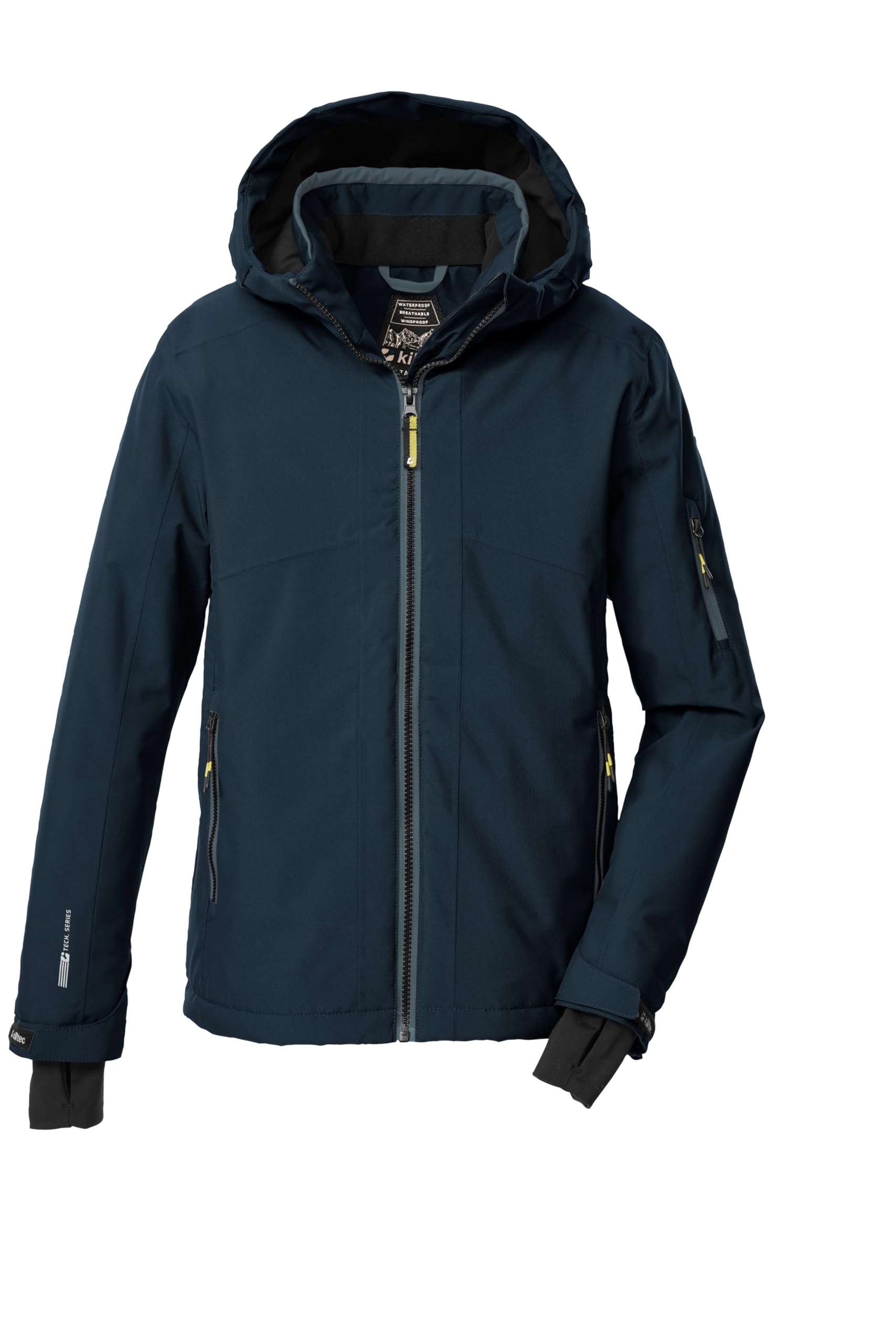 Killtec Ksw 202 Bys Ski Jckt Veste de ski/fonctionnelle avec capuche et jupe pare-neige Garçon