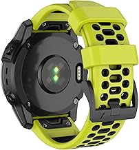 ISABAKE Garmin Fenix 6X/Fenix 7X/Fenix 5X, 26mm Quickfit Silicone Strap for Garmin Enduro 2, Epix Pro 51mm