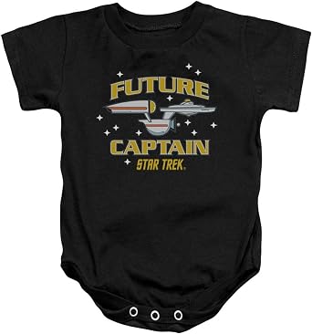 Star Trek Boys Future Captain Bodysuit Black