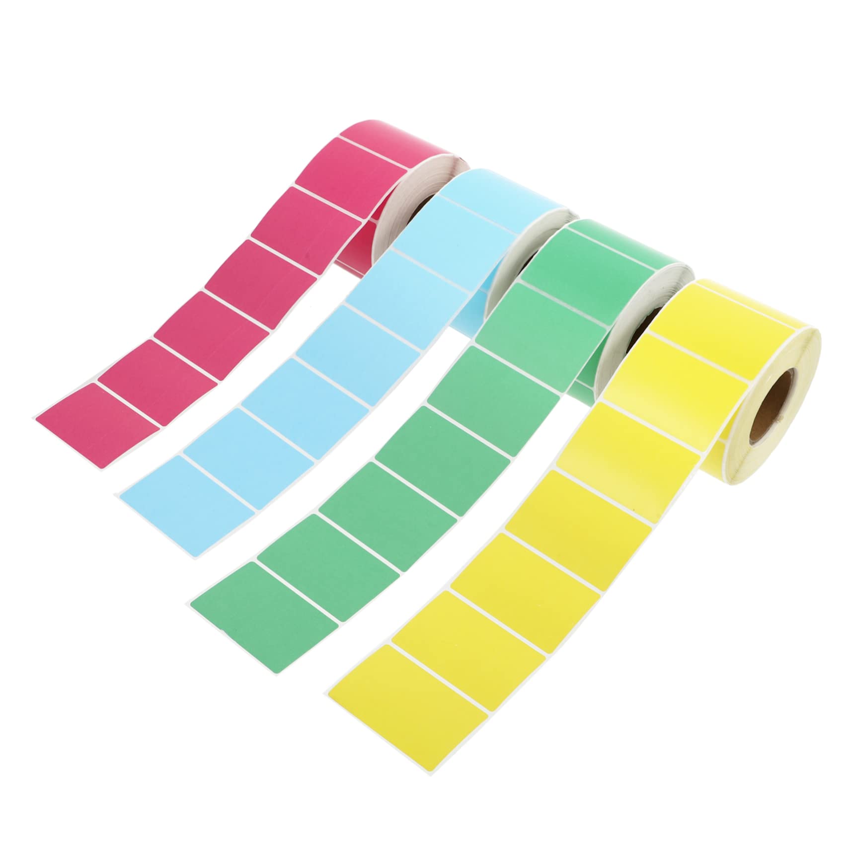 Etichette Termiche Colorate 4 Pezzi Carta Rettangolari
