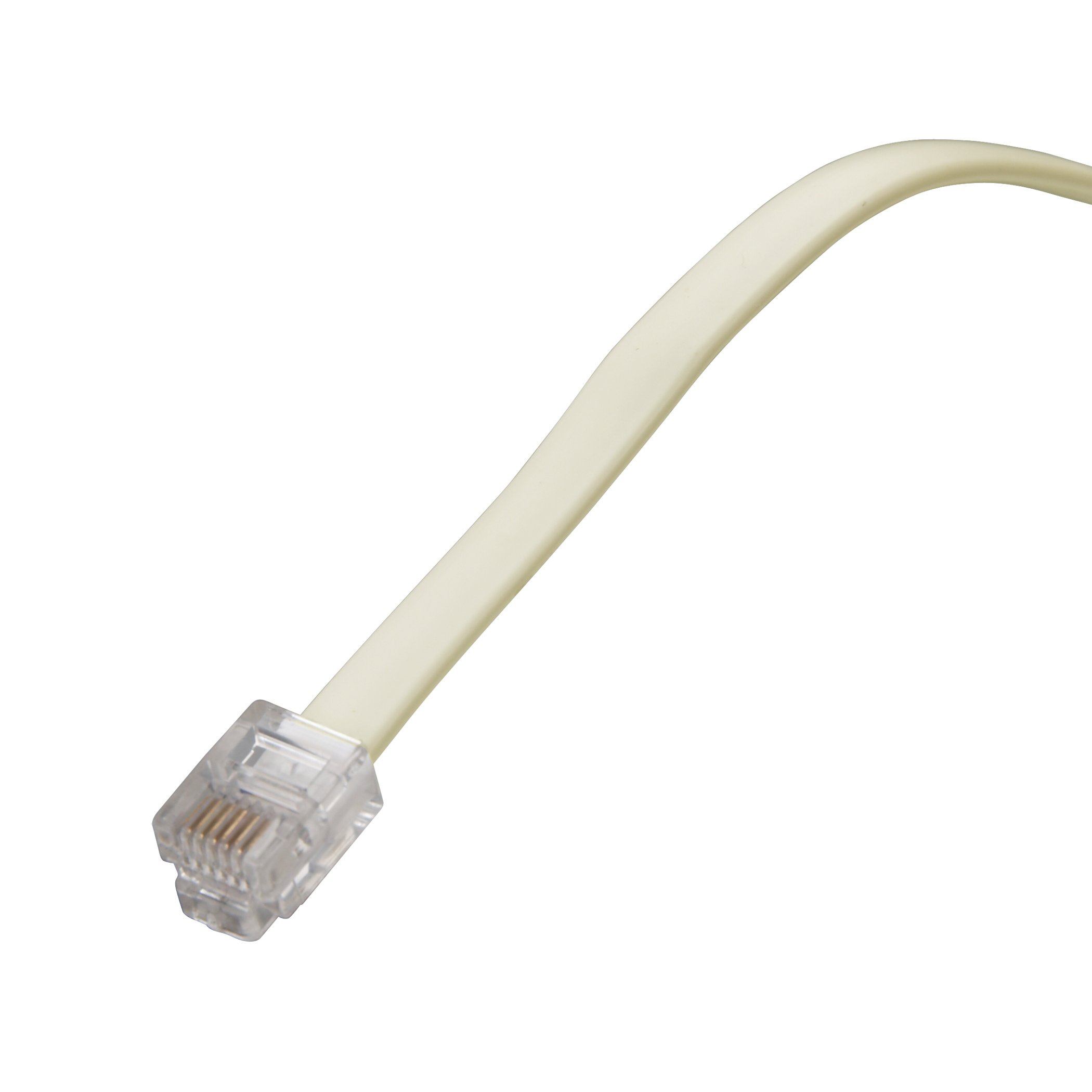 AmerTac - Zenith TL1025A TL1025A 25 FT 6 Wire Line Cord, Almond Landline Telephone Accessory